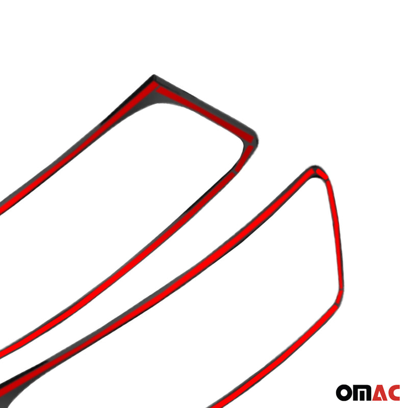 Modanature per fari anteriori, copertura fari anteriori per Audi Q5 8R 2008-2012, ABS cromato, 2 pezzi