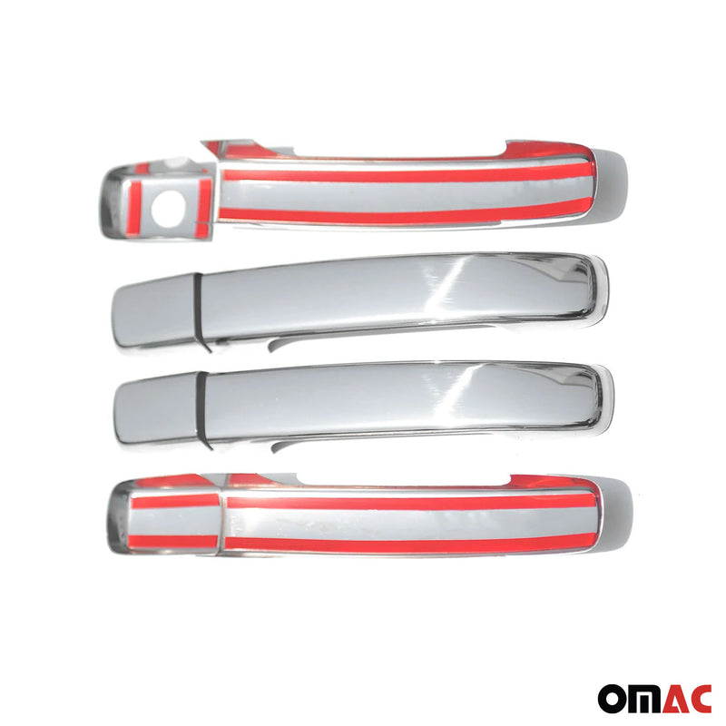 Copri maniglia porta, copri maniglia porta per Nissan Navara 2010-2015 4 porte in acciaio inox 8x 