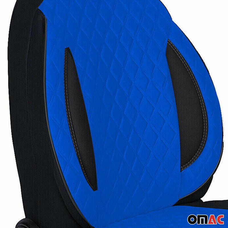 Coprisedile per Renault Zoe 2012-2025 Nero Blu 1 posto