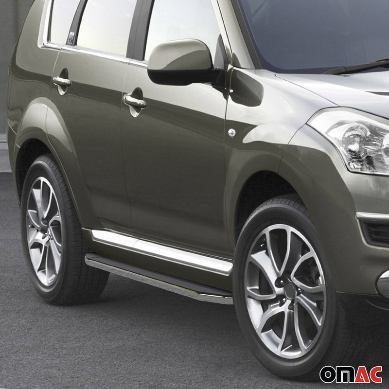 Pedane laterali per Citroen C-Crosser 2007-2013 ABE Alu