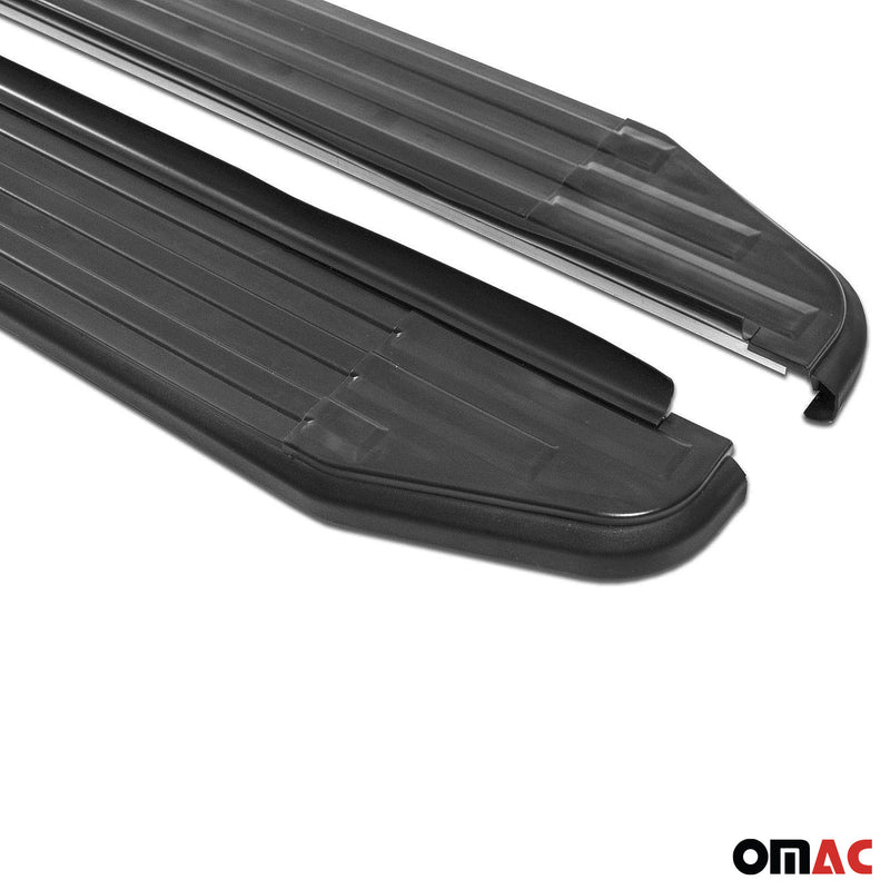 Pedane laterali per VW Amarok 2010-2016 alluminio nero ABE