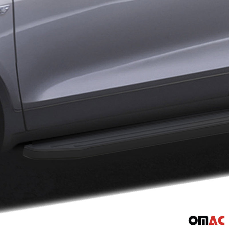 Trittbretter Seitenschweller für Opel Mokka 2012-2016 Alu Schwarz ABE