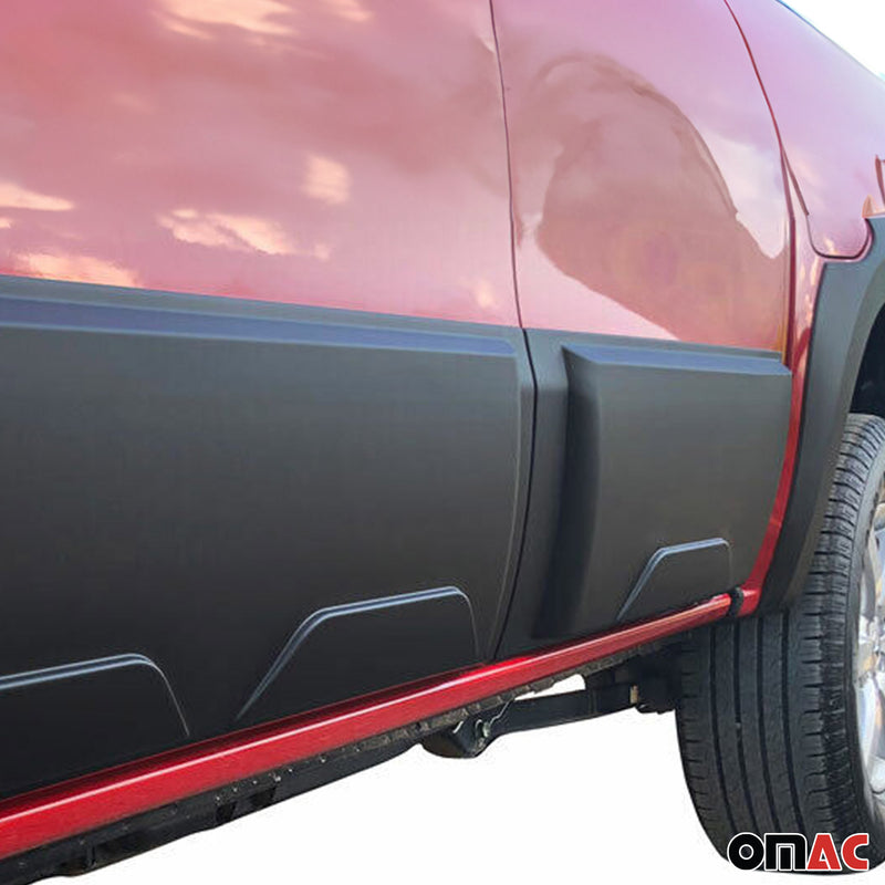 Strisce di protezione laterali per portiere per Mercedes Classe X 2017-2020 ABS Nero 4 pezzi