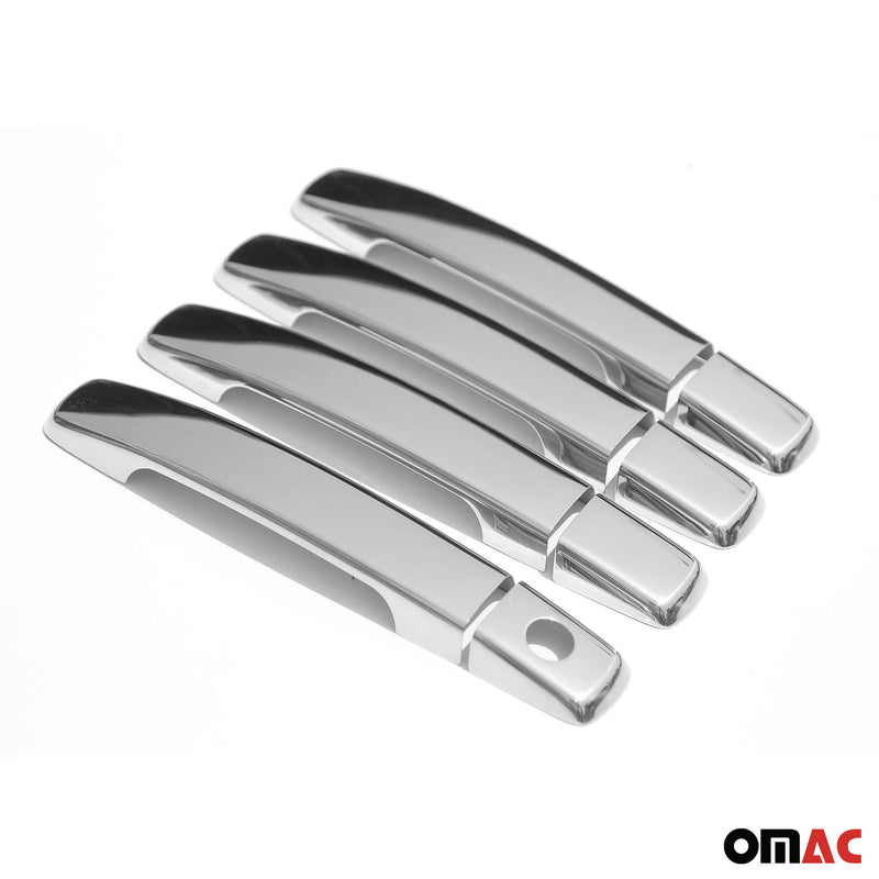 Copri maniglia porta, copri maniglia porta per Nissan Navara 2010-2015 4 porte in acciaio inox 8x 