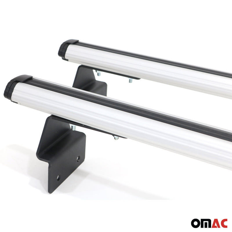 Barre trasversali portatutto per Fiat Fullback PK 2016-2020 Grigio 2x 