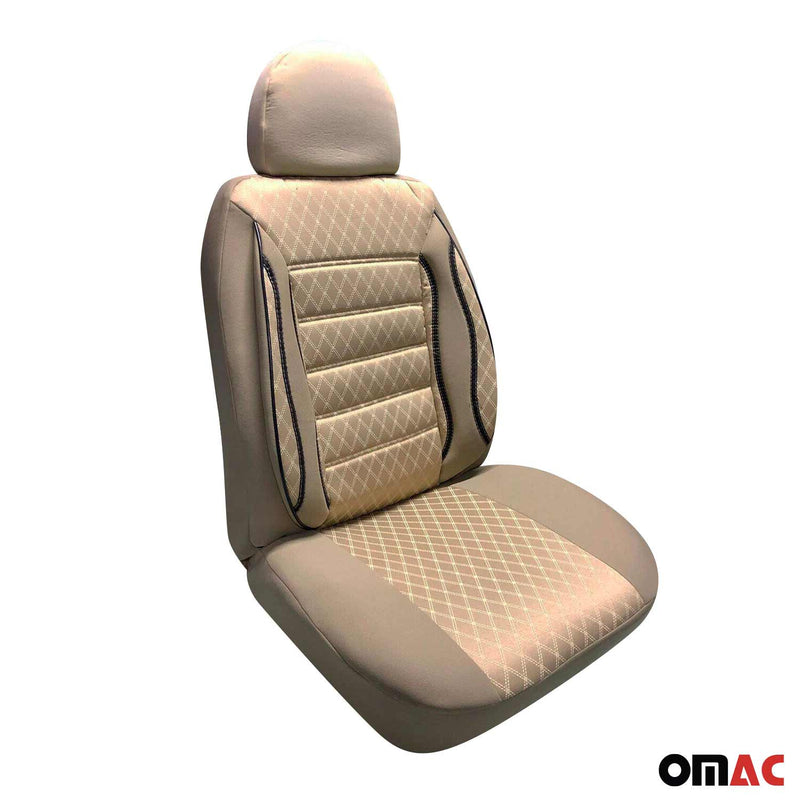 Coprisedili per Opel Combo 2019-2025 Beige Set 2 posti anteriori