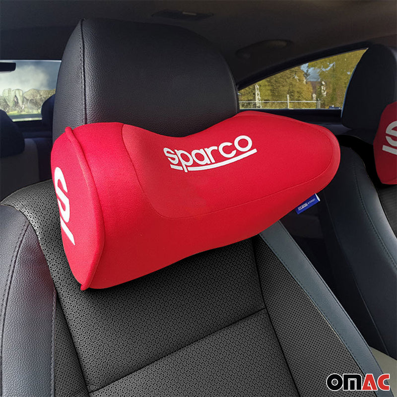 Cuscino poggiatesta auto Sparco Rosso