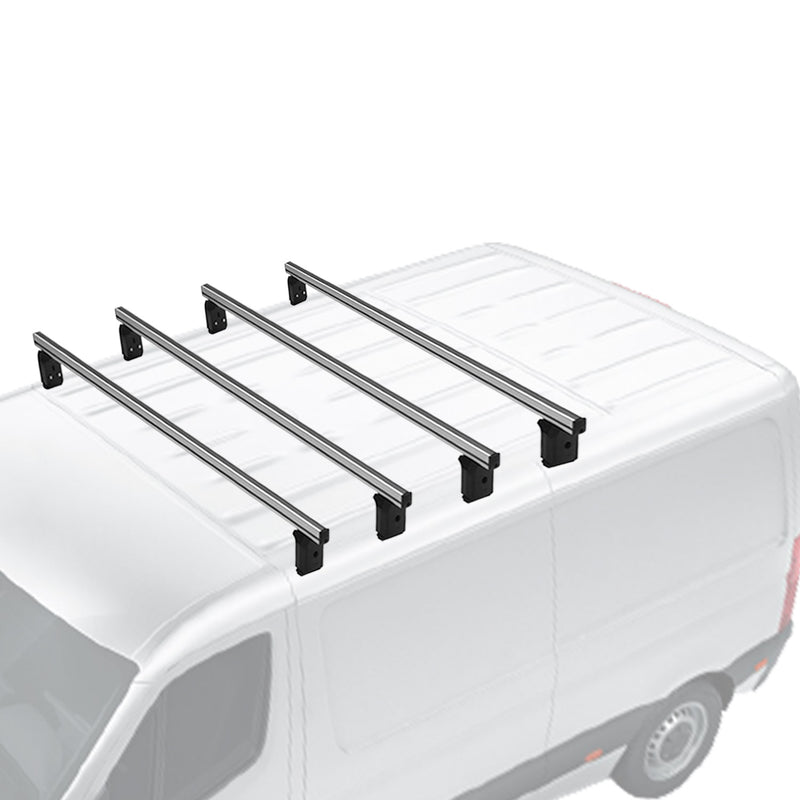 Base portapacchi Menabo per Peugeot Expert Traveller 2016-2025 Alu Grey 4x