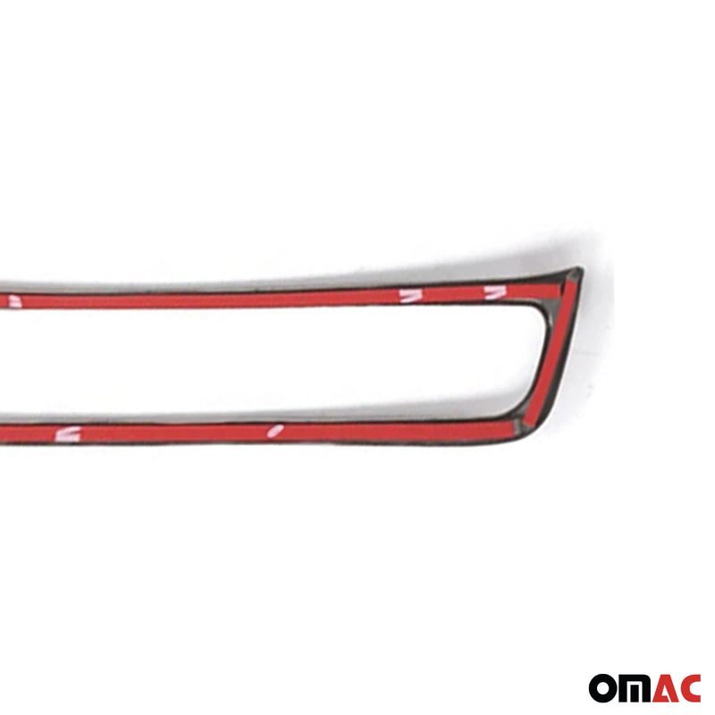 Telaio di controllo dell'aria condizionata per Jeep Renegade 2014-2024 cromato ABS argento