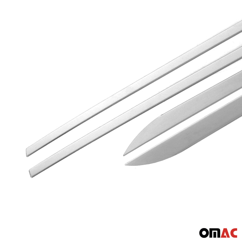 Striscia di protezione per portiera laterale, strisce per portiera per Skoda Kamiq 2020-2025 cromate 4x 