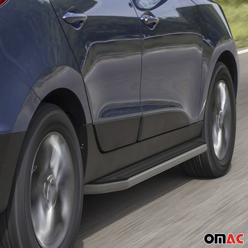 Minigonne laterali per pedane laterali per Hyundai ix35 2010-2015 ABE Alu