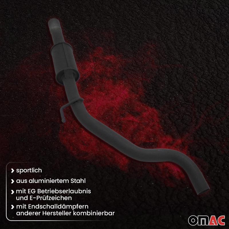 Silenziatore anteriore NOVUS Sport per VW Golf 2 Jetta 1.8 con omologazione CE 