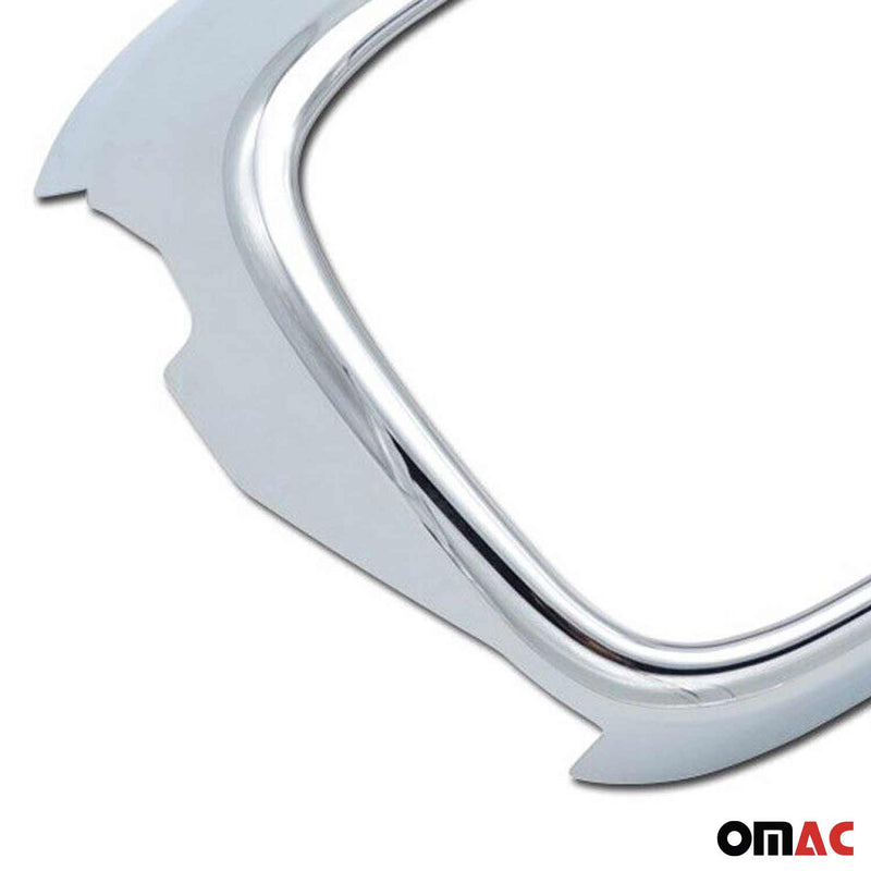 Cornice emblema anteriore per Honda CR-V 2016-2025 cromata ABS argento 1 pezzo