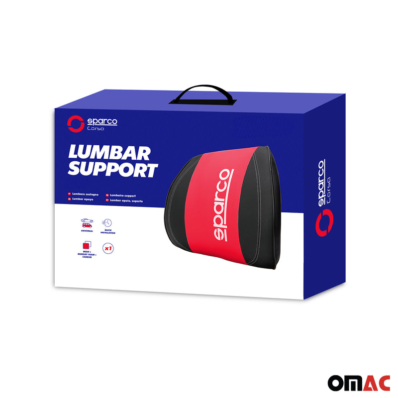 Supporto lombare rosso SPARCO Supporto lombare Cuscino lombare