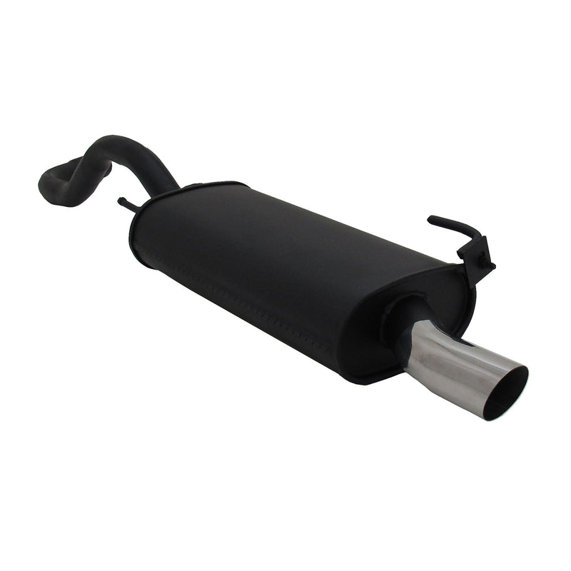 Scarico sportivo Novus per VW Polo 4 6N / 6N2 1x60 S-Design silenziatore posteriore con ABE