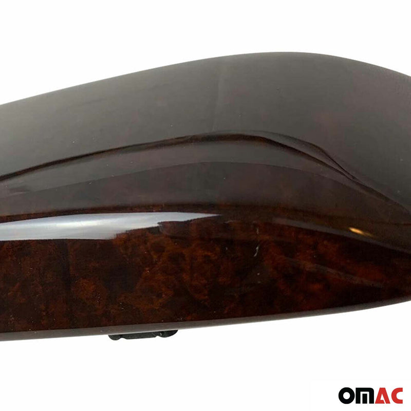 Portabicchieri per Mercedes CL C215 1999-2006 in legno pregiato noce 