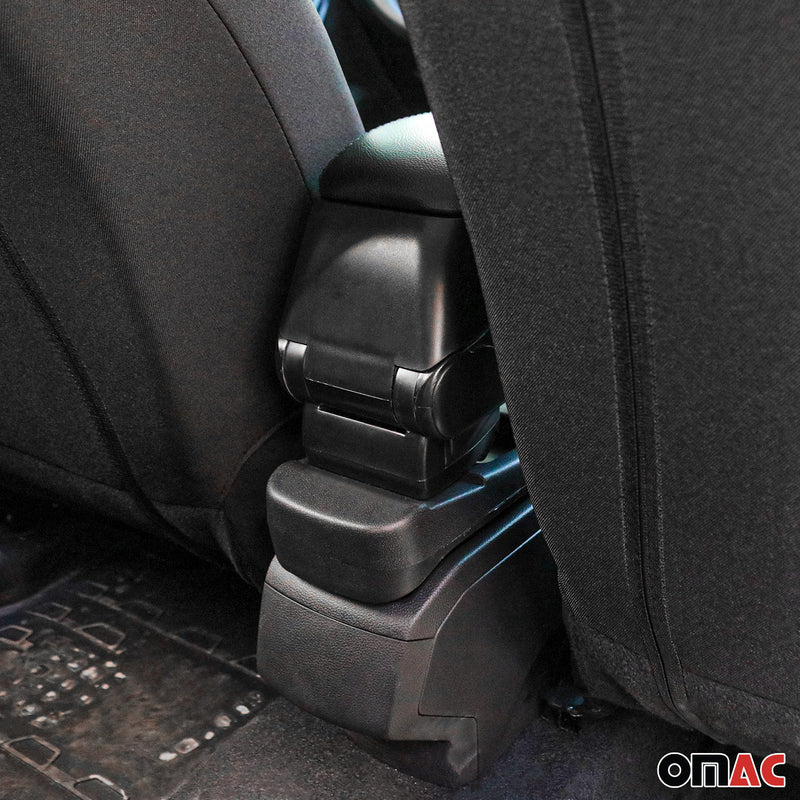 Bracciolo centrale per console centrale per VW Caddy 2015-2020 in pelle PU nera