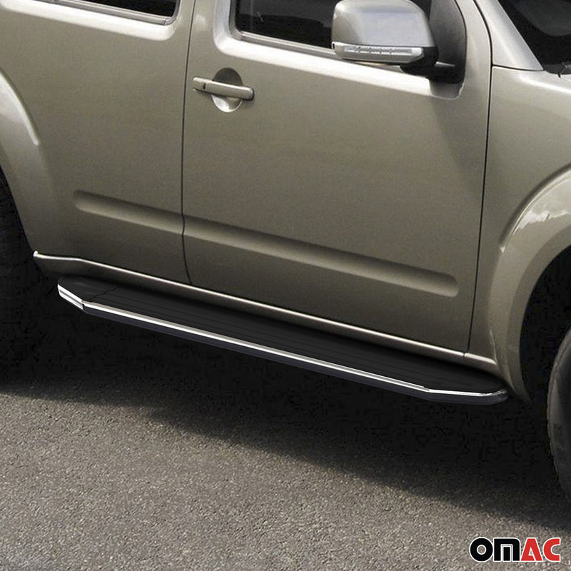 Minigonne laterali per pedane laterali per Nissan Navara 2005-2015 ABE Alu
