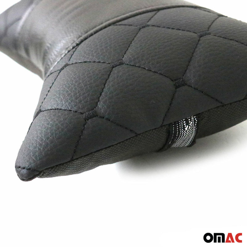 Cuscino cervicale auto nero 8x30cm 