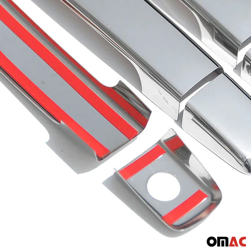 Copri maniglia porta, copri maniglia porta per Nissan Navara 2010-2015 4 porte in acciaio inox 8x 