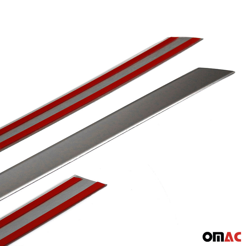 Striscia di protezione per portiera laterale, strisce per portiera, strisce di protezione per portiera per Seat Mii 2011-2025 5 porte cromate 4x 