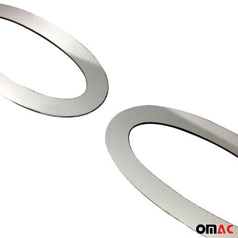 Cornice indicatore di direzione, copertura indicatore di direzione per Nissan Qashqai 2007-2013 in acciaio inox argento 