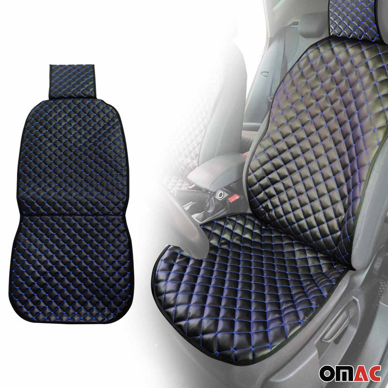 Coprisedile per Chevrolet Captiva Cruze Aveo in similpelle nero blu 