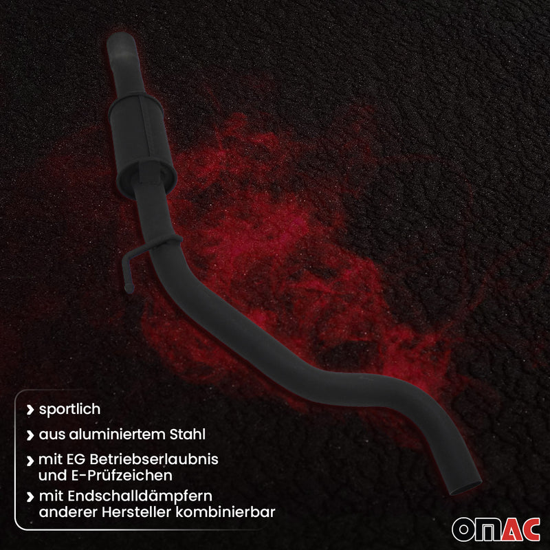 Silenziatore anteriore NOVUS Sport per Opel Corsa D OPC / GSI / Corsa E OPC con EG 