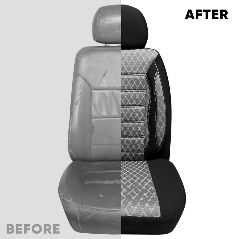 Coprisedili per Ford C-Max Ecosport Grigio Nero Set 2 posti anteriori