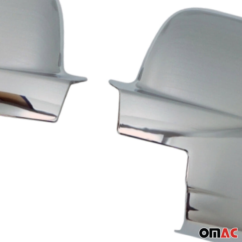 Calotte specchietti retrovisori per Renault Trafic 2014-2020 cromate ABS grigio 2 pezzi 