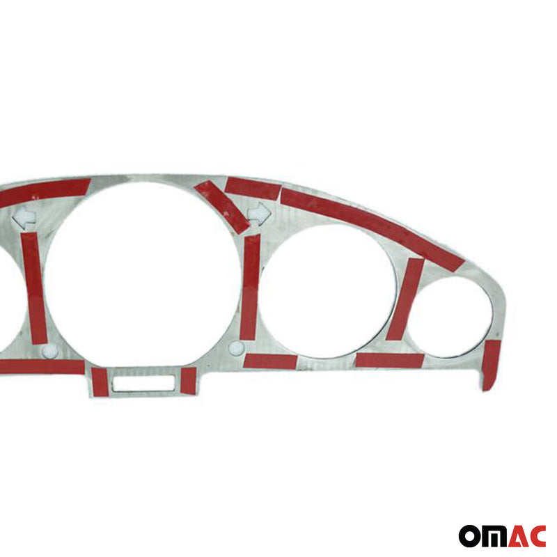 Cornice tachimetro, copertura tachimetro per Mercedes Classe S W140 1991-1998 in legno di radica 