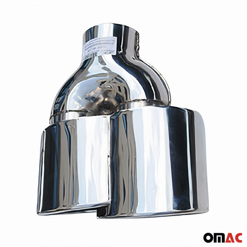 Terminale di scarico sportivo per BMW Serie 5 F10 Serie 6 F13 G32 in acciaio inox cromato (destro) 