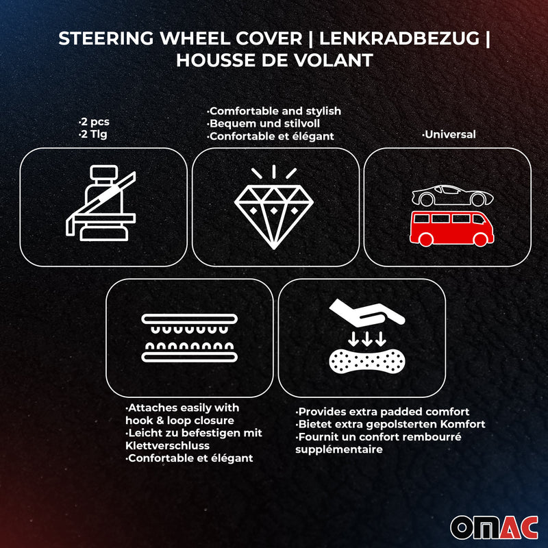 Coprivolante SPARCO Set di spalline coprivolante universali Nero Rosso