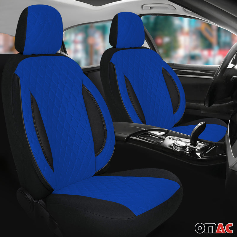 Coprisedile per Renault Zoe 2012-2025 Nero Blu 1 posto