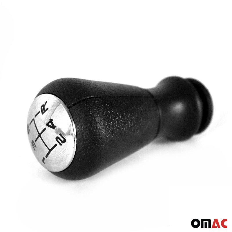 Pomello del cambio per Peugeot 206 1998-2013 5 marce in pelle sintetica nera 
