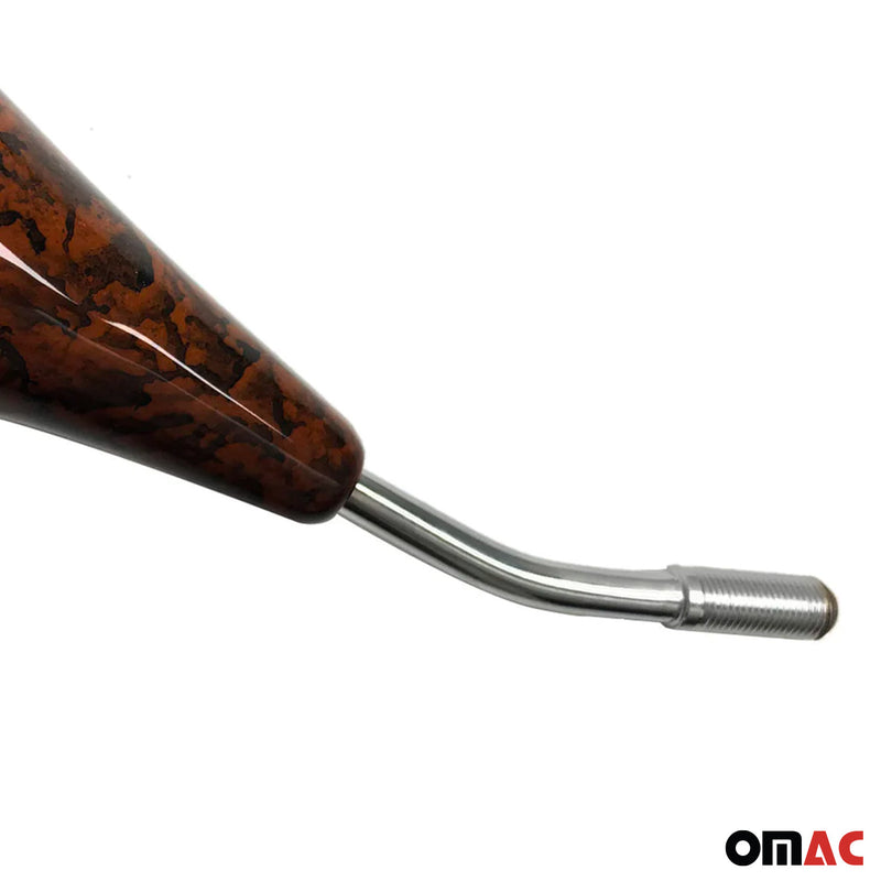 Pomello del cambio per Mercedes Classe SL R107 R129 W107 Automatico in radica di legno 