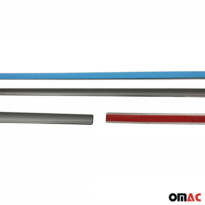 Listello di protezione per portiera laterale per Ford C-Max 2010-2019 acciaio cromato scuro 4x 