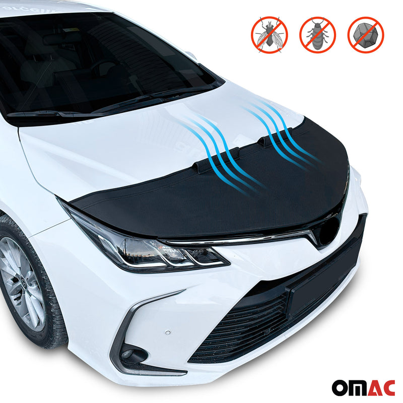 Bonnet Bra Stoneguard Bonnet Bra per BMW Serie 5 2010-2016 Carbon Look Half