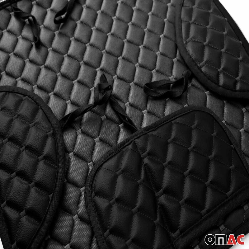 Coprisedile per Chevrolet Captiva Cruze Aveo in similpelle nera