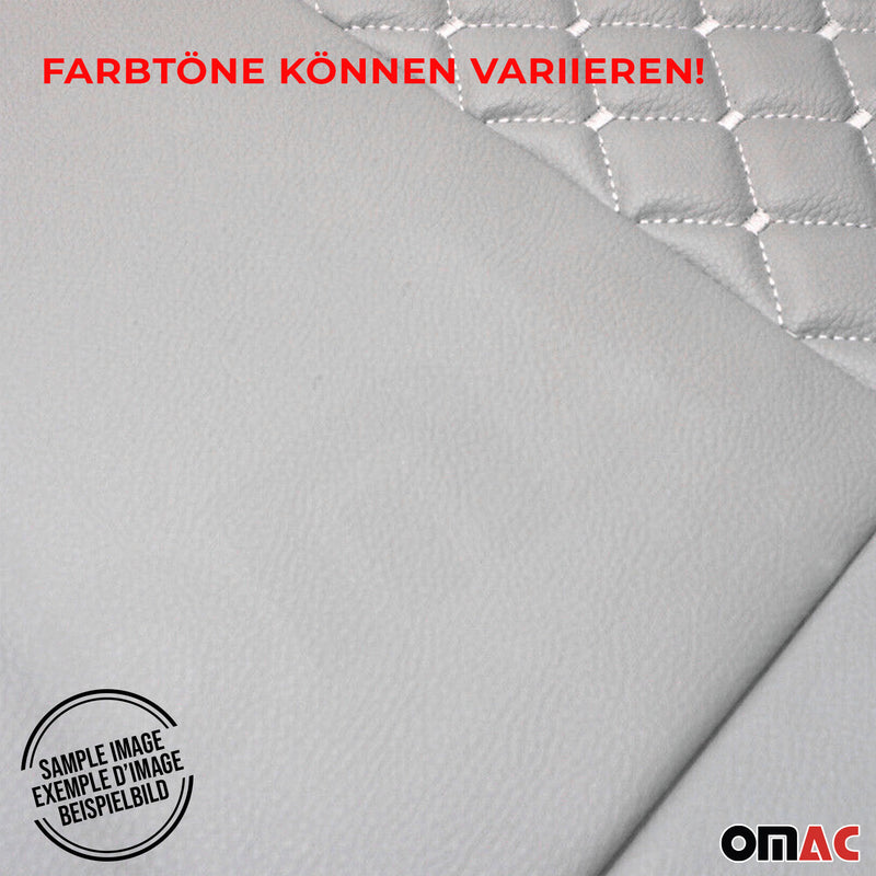 Coprisedili per VW T5 2003-2015 in similpelle grigio bianco 2+1