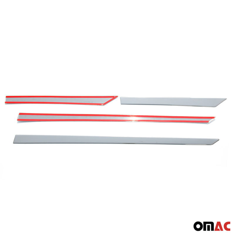 Striscia di protezione per portiera laterale per Nissan Qashqai J11 2014-2021 in acciaio inox 4x