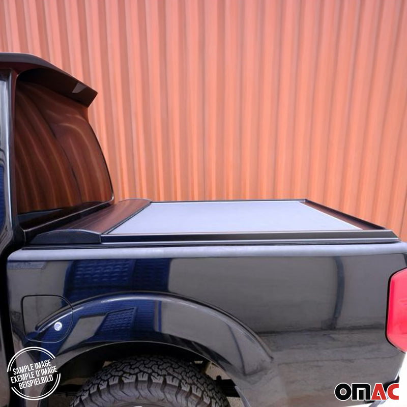 Copertura del vano di carico scorrevole per VW Amarok 2010-2016 grigio alluminio 1 pezzo 