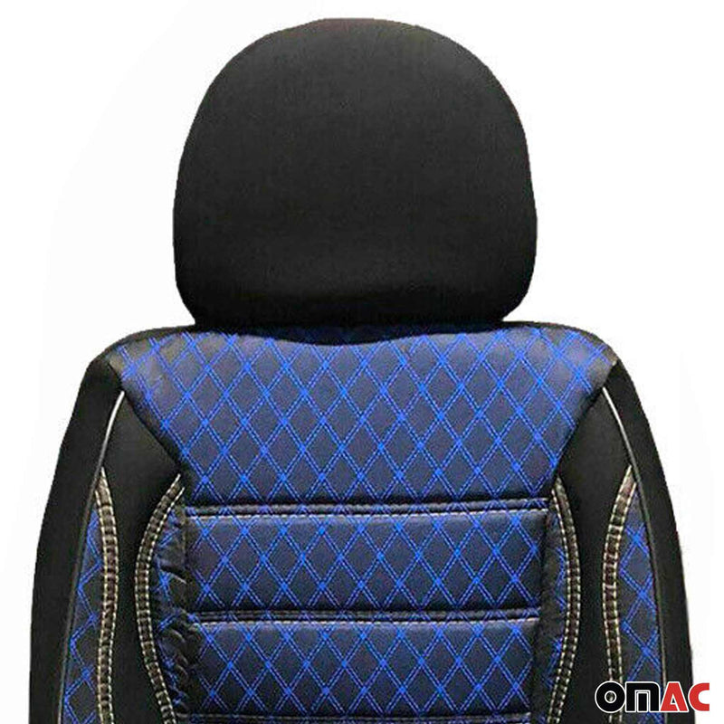 Coprisedili per Peugeot Partner 1996-2008 Nero Blu 2 posti anteriori