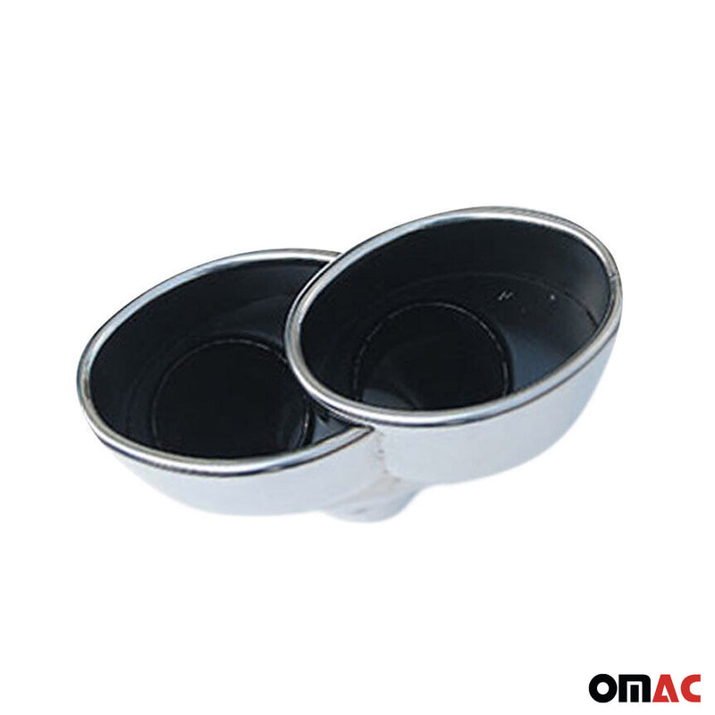 Terminale di scarico sportivo per BMW Serie 5 F10 Serie 6 F13 G32 in acciaio inox cromato (destro) 
