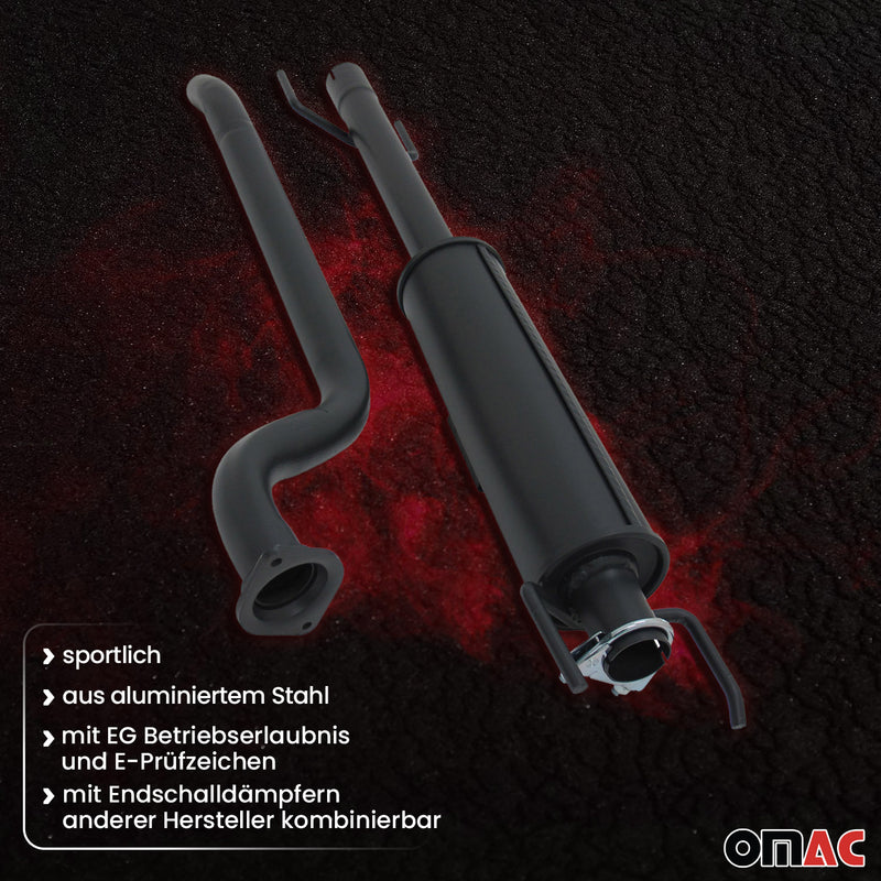 Silenziatore anteriore NOVUS Sport per Opel Astra G con omologazione CE 