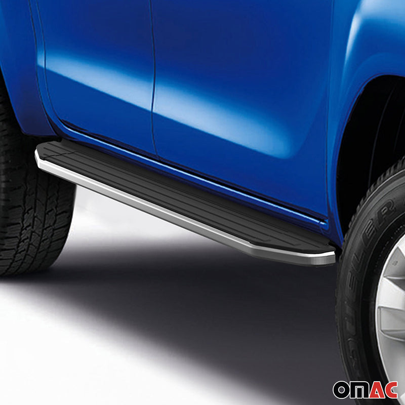 Minigonne laterali per pedane laterali per Toyota Hilux 2015-2024 ABE Alu