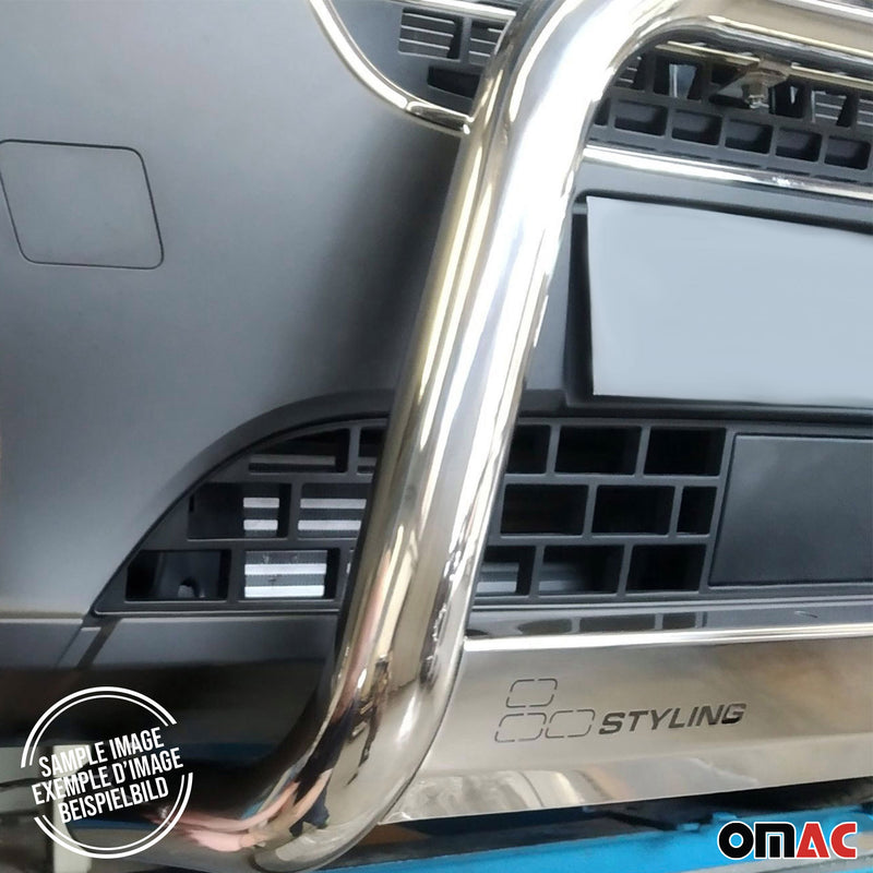 Barra di protezione anteriore per Toyota Hilux 2021-2025 ø63mm acciaio nero 