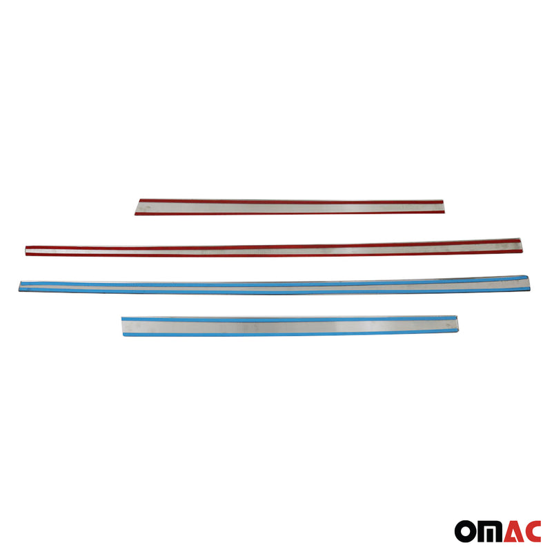 Striscia di protezione per porta laterale per DFSK Fengon 500 2020-2025 acciaio inossidabile cromato 4x