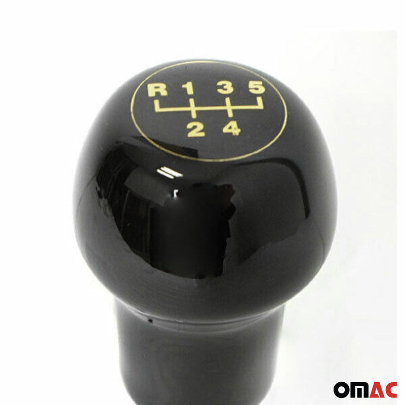 Pomello del cambio per VW Sharan e Tiguan 5N Seat Alhambra Ford Galaxy in legno pregiato nero 