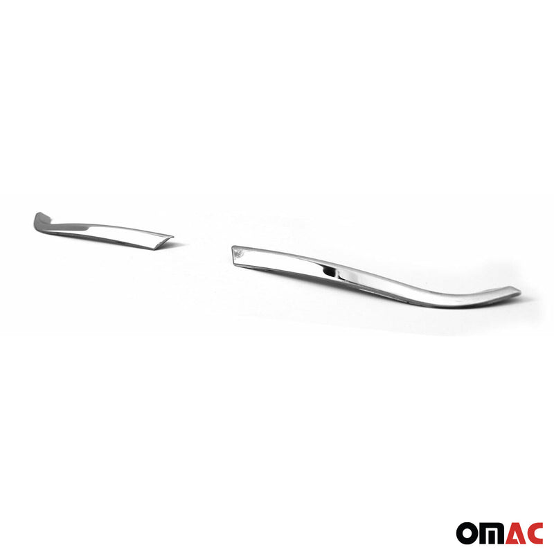 Coperture catarifrangenti striscia catarifrangente per Renault Clio 2019-2025 acciaio inox argento 2x 